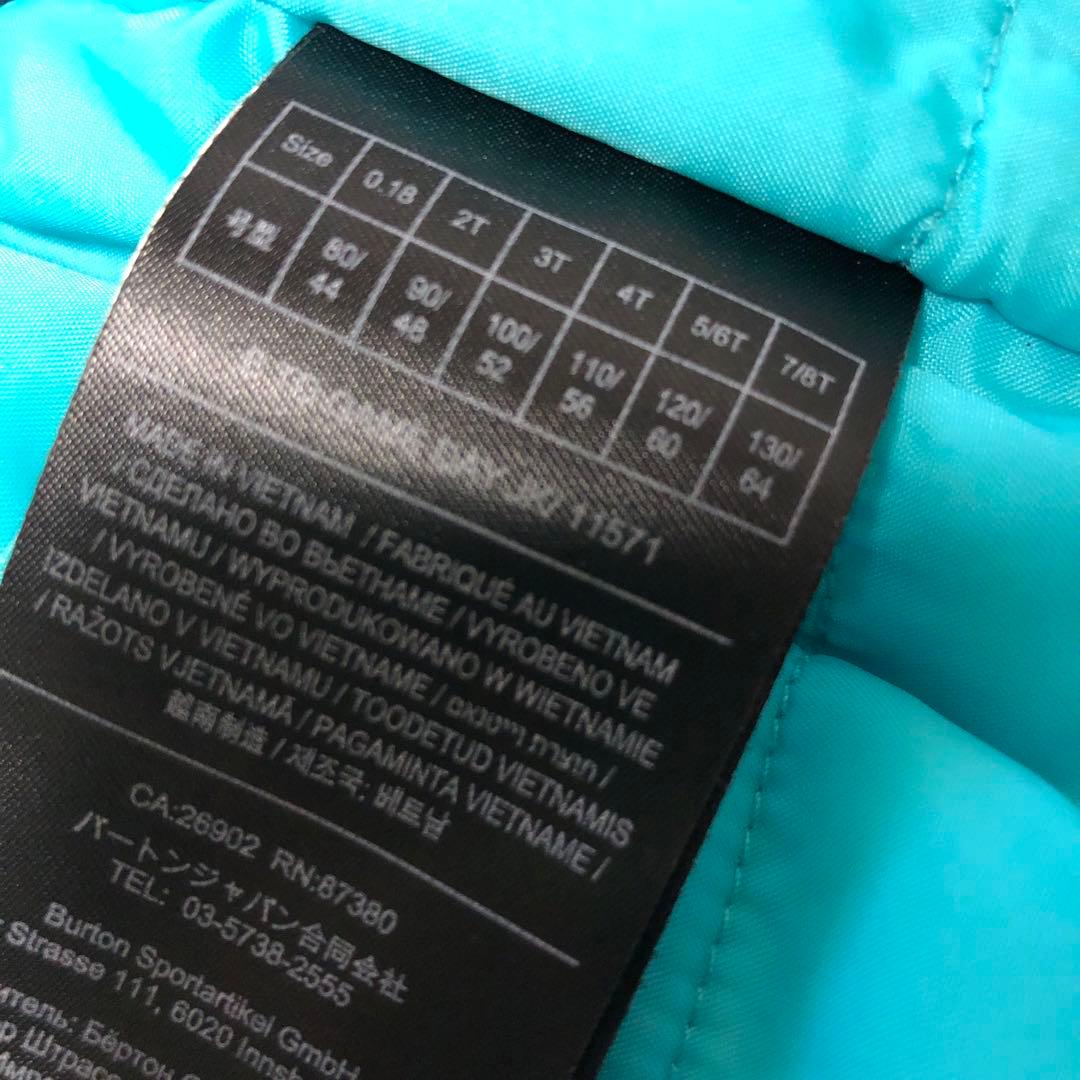 BURTON バートン ウェア 上下セット 2T ジャケット ビブパンツ