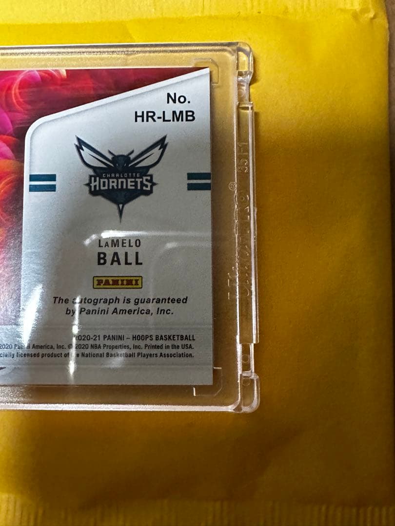 NBAカード　ラメロ・ボール　サイン