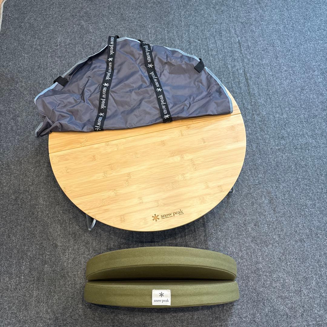 ちゃぶ台M+座布団　スノーピーク　25年秋購入