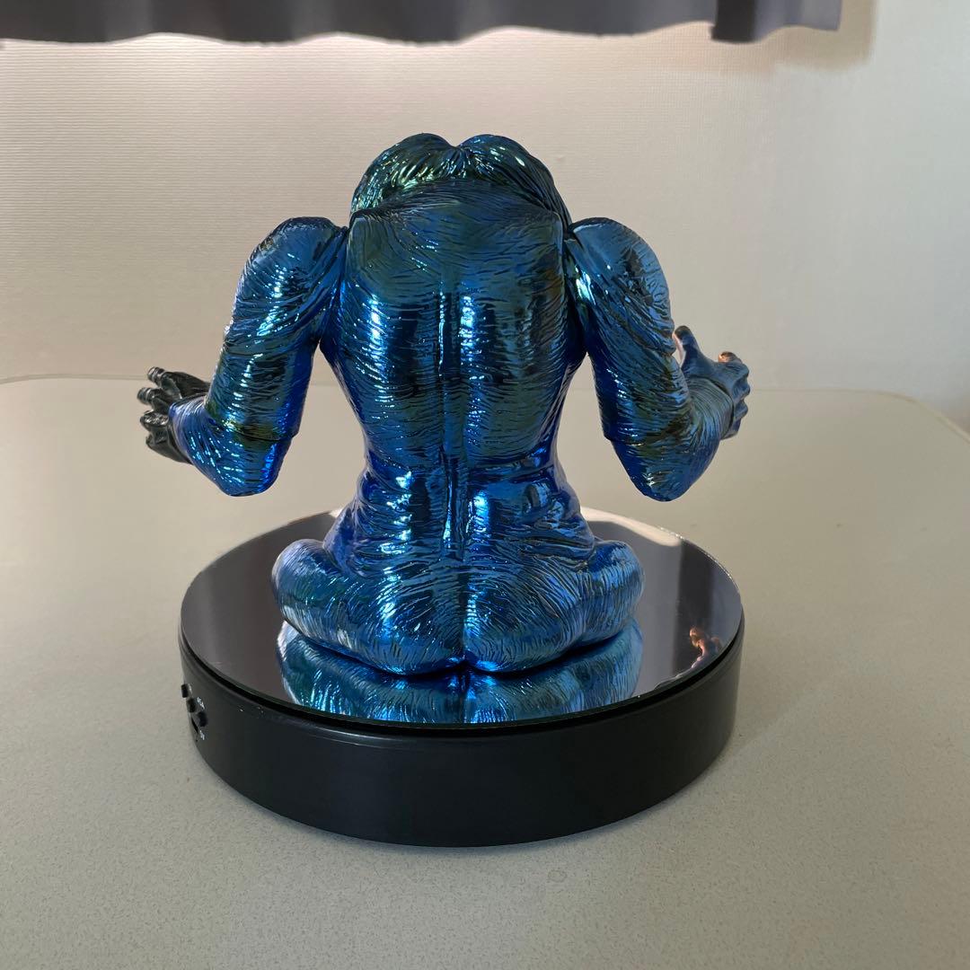 テケテケ　kudan特注カラー　「明鏡止水」　メタリック　ソフビ　学校の怪談