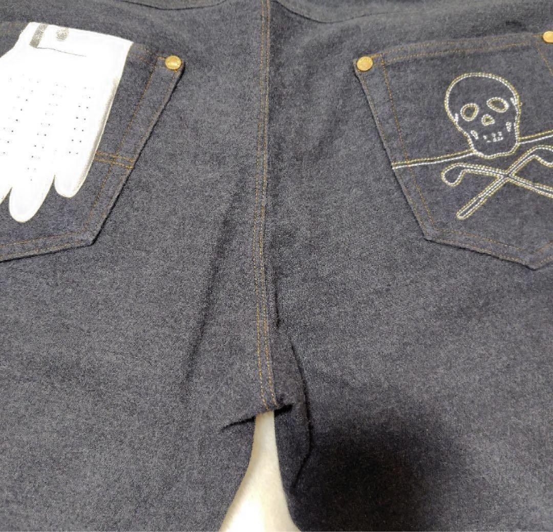 美品　MARK&LONA マークアンドロナ　ストレッチストレートパンツ　XL