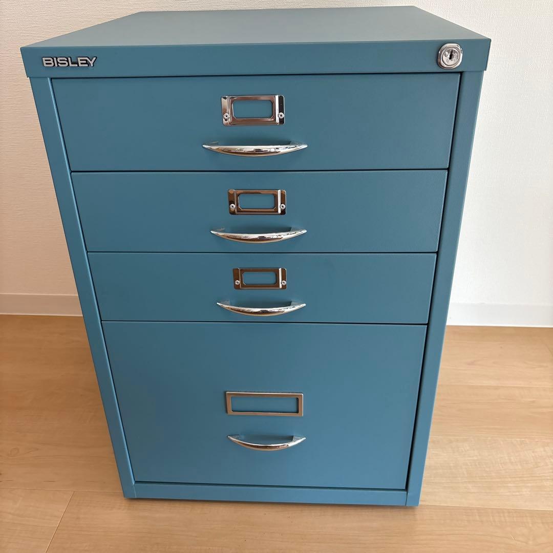 BISLEY スチールキャビネット Fシリーズ 1F3 インディゴ