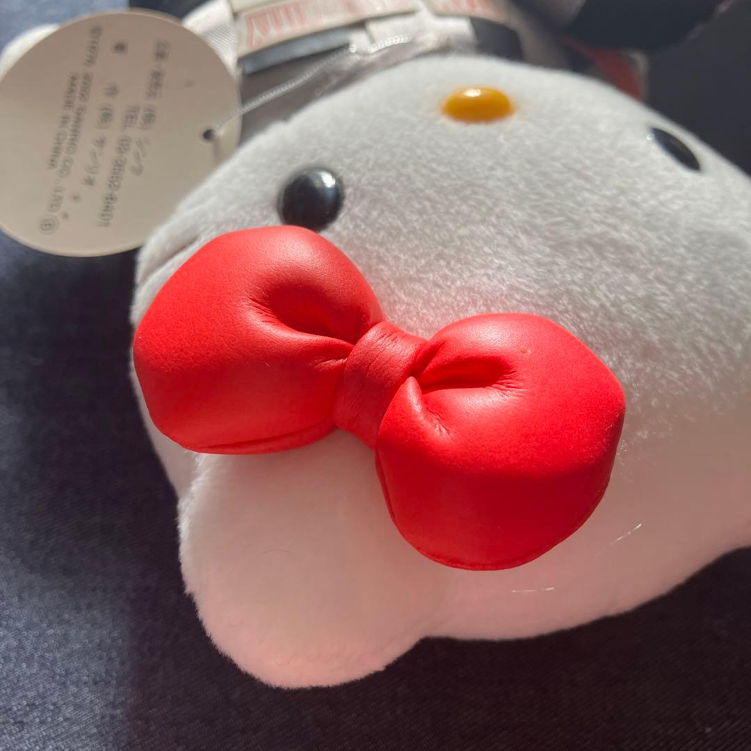 ハローキティ ぬいぐるみ レーシングスーツ ヘルメット付き レーサー