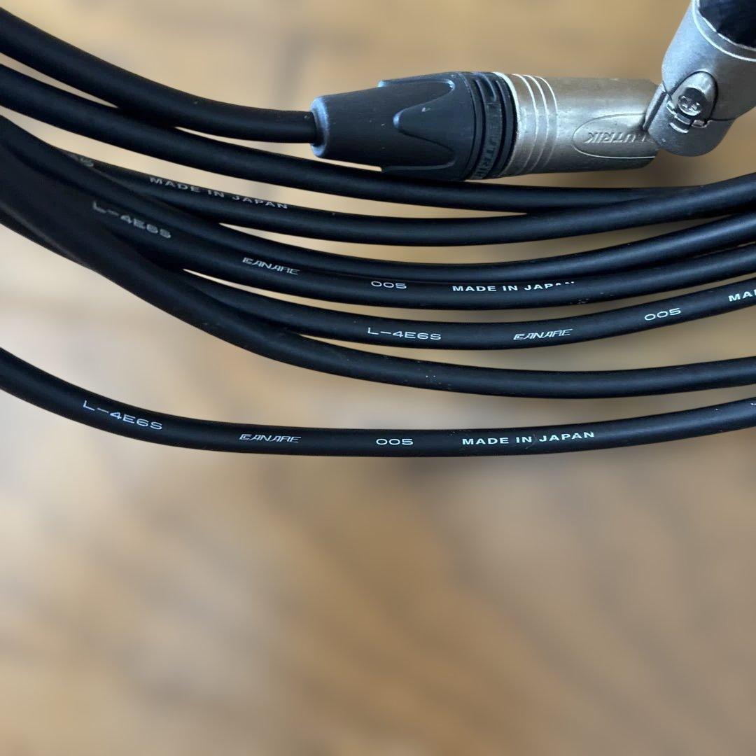 CANAREマイクケーブルセット×6本