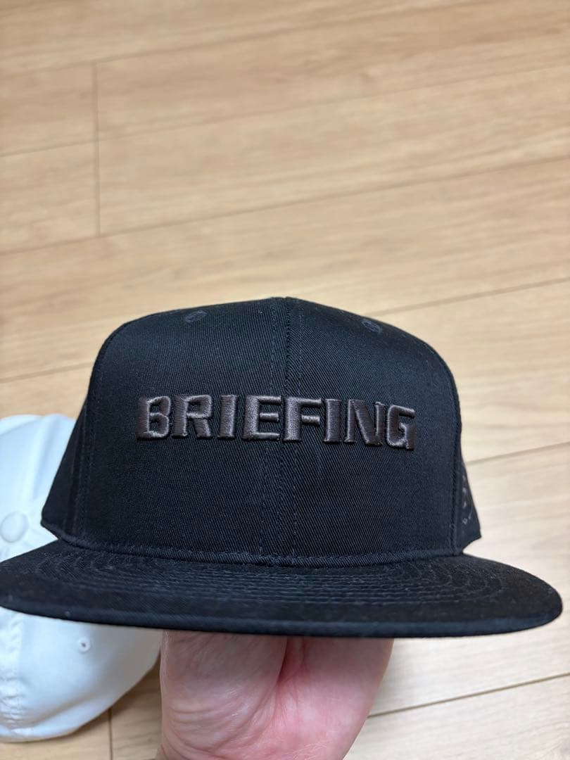 BRIEFING CAP 白 黒 セット 別注カラー BGW253M01