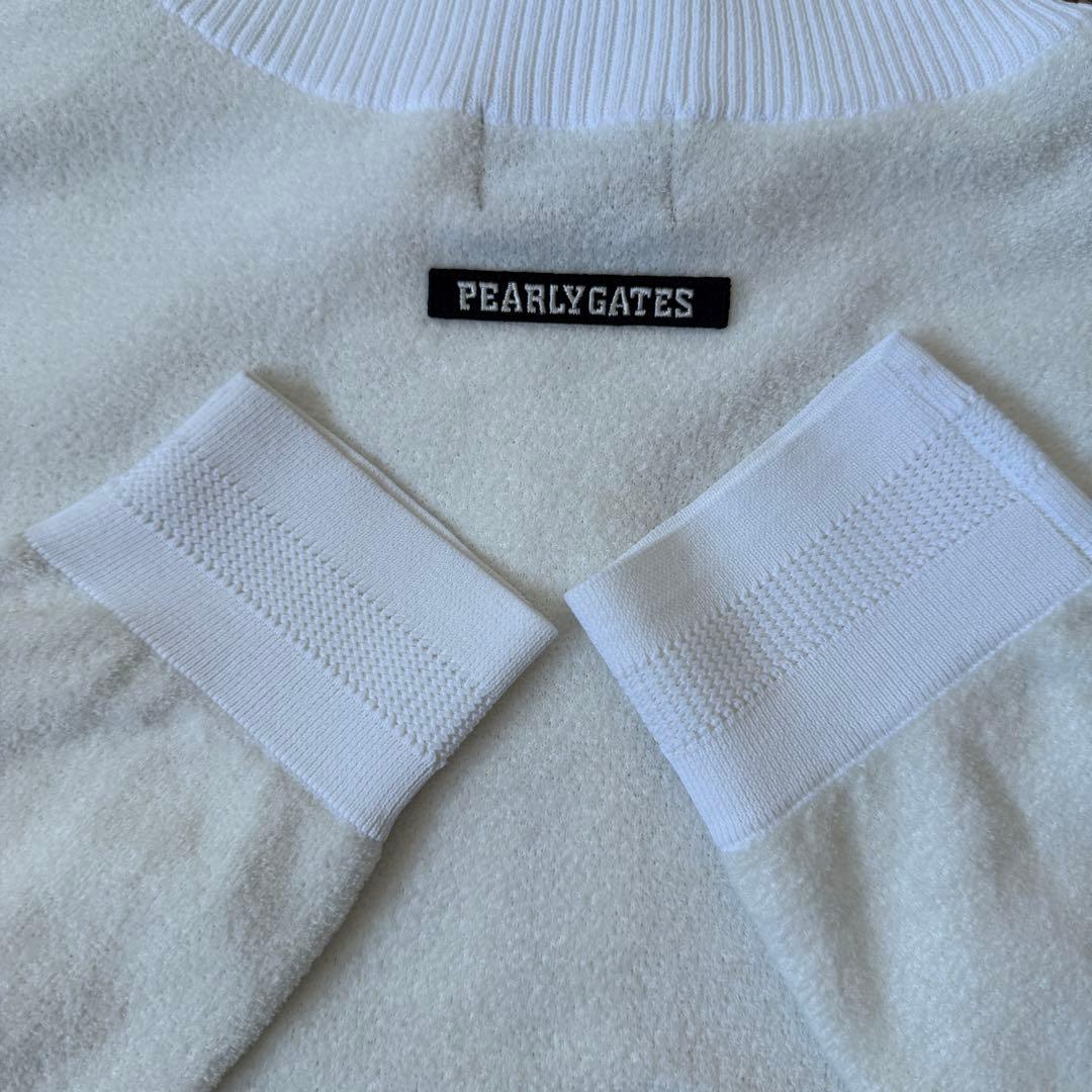 未使用級　パーリーゲイツ　ジャケット　ブルゾン　M〜L相当　白　タオル生地　4