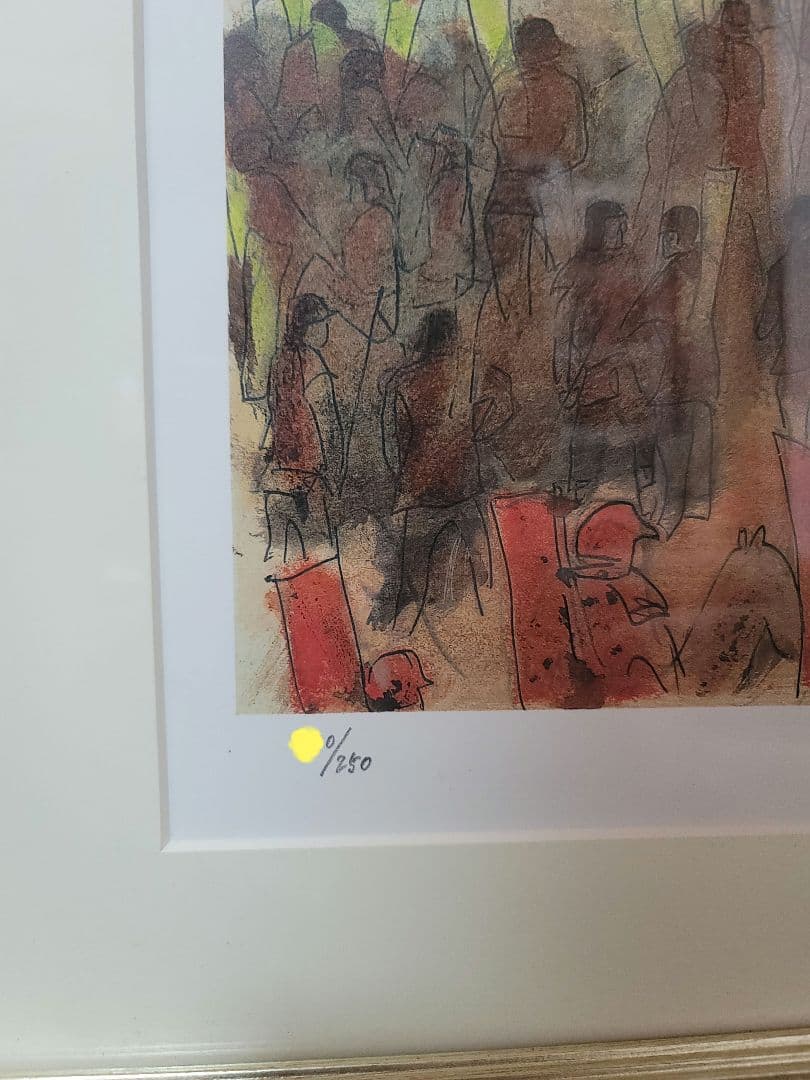 黒澤明 真作リトグラフ 影武者 合戦シーンのイメージ限定250部 作品保証書付き