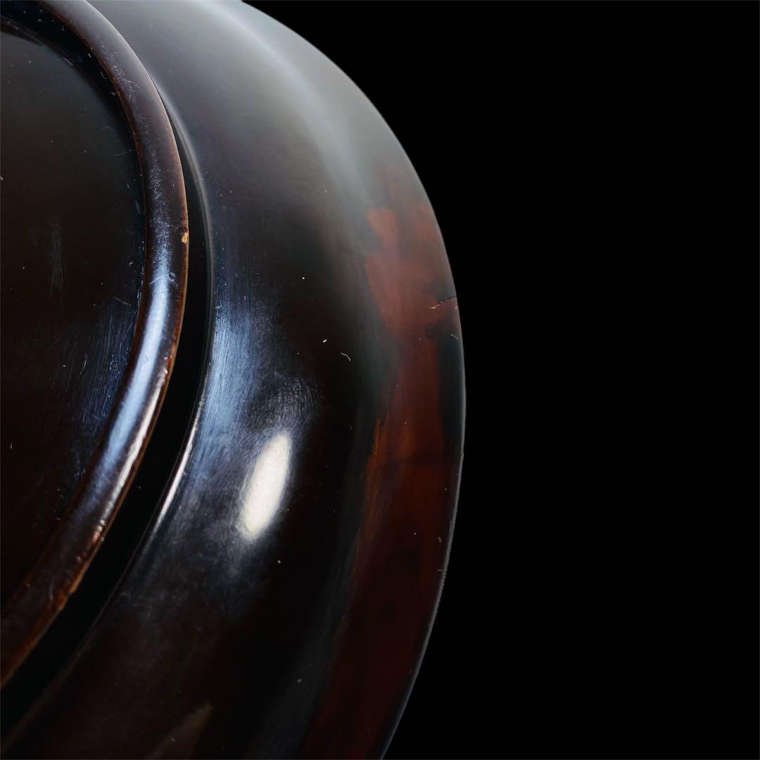 中国古玩 倶利堆朱盆 丸盆 漆器 漆芸 骨董品 時代品 美術品