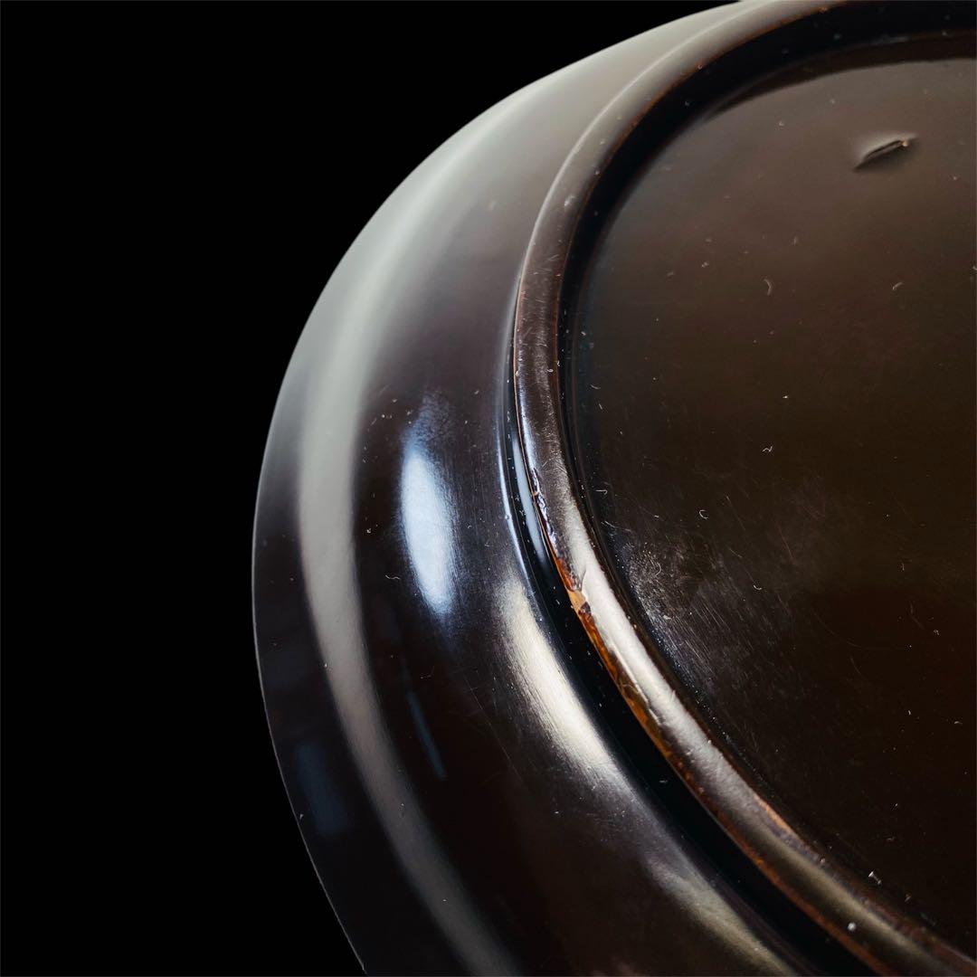 中国古玩 倶利堆朱盆 丸盆 漆器 漆芸 骨董品 時代品 美術品