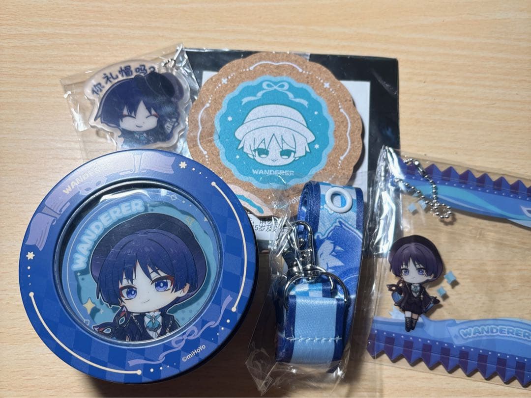 原神 fes 放浪者 痛バンド キャンディポーチ マシュマロ缶 コースター ①