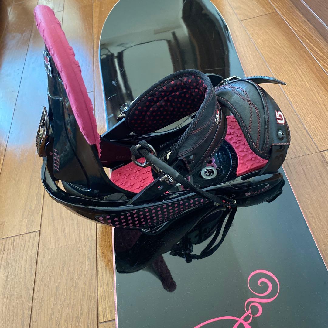 Burtonレディース用スノーボード３点セット