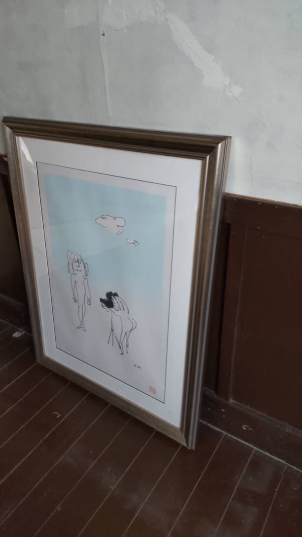 ジョン・レノン 作画 絵画『smaile number five Film』