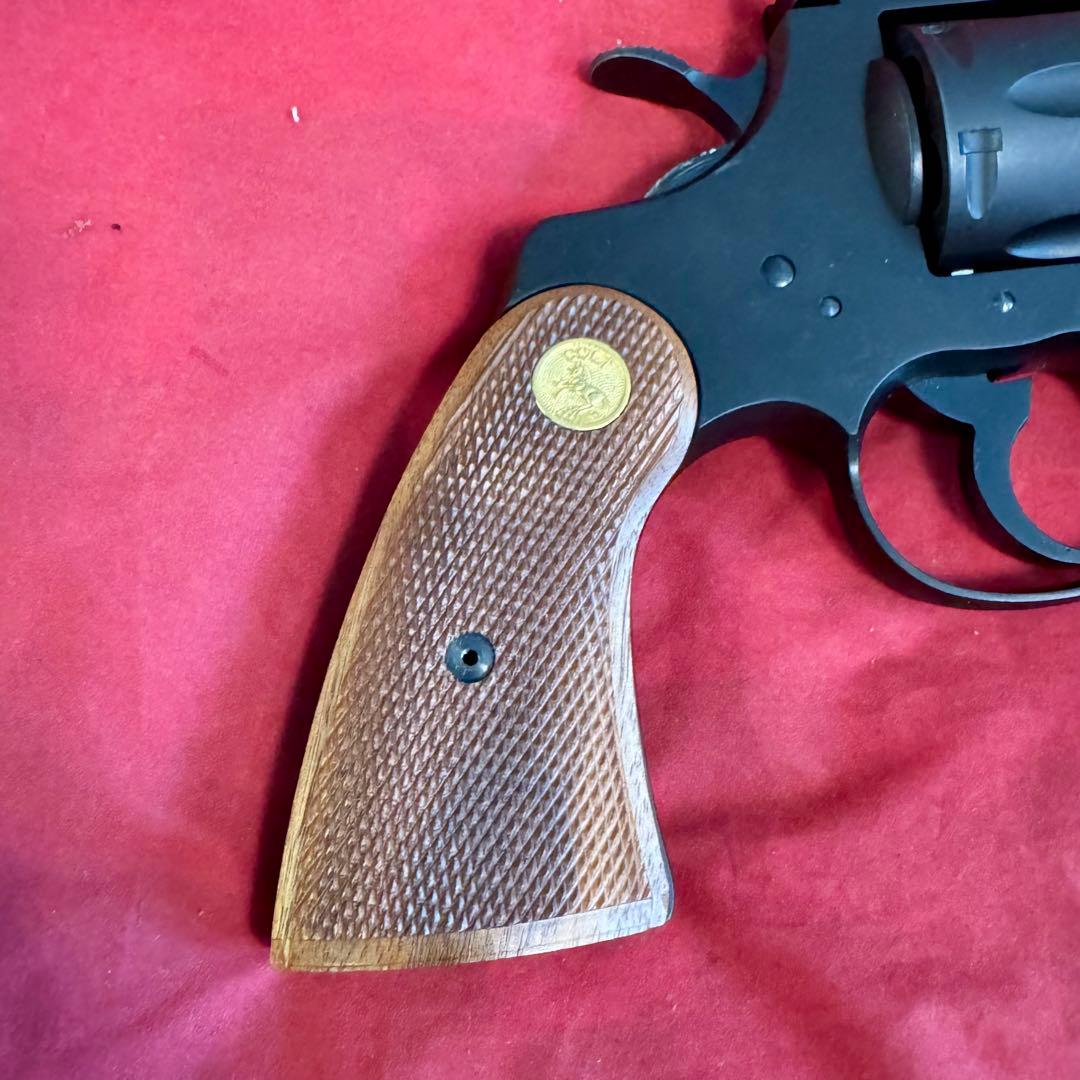 タナカ？実物？ コルトパイソン サービスサイズ 木製グリップ