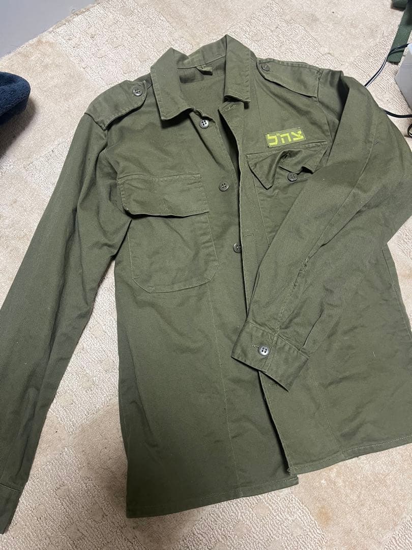 イスラエル軍　戦闘服上下　野球帽　ゴラニ旅団肩賞セット