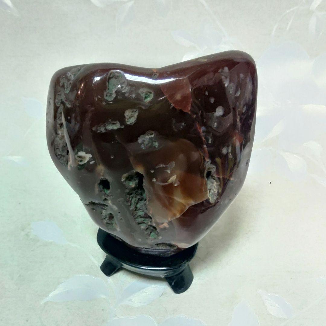 水石　瑪瑙　メノウ　アゲート　天然石　原石　ミ10