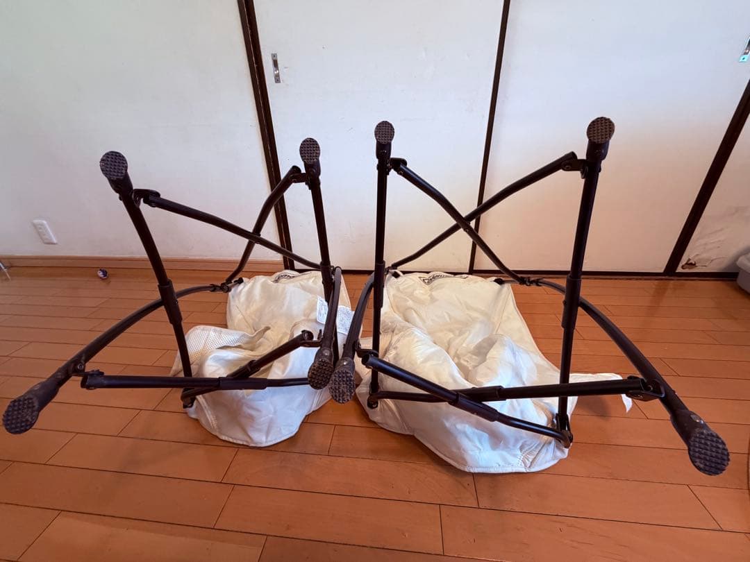 冬キャンプに！コールマンヒーリングチェアNX HB ホワイトボア