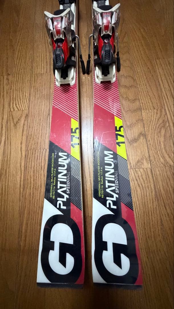 フォルクル　PLATINUM 115 スキー板 ビンディング付き