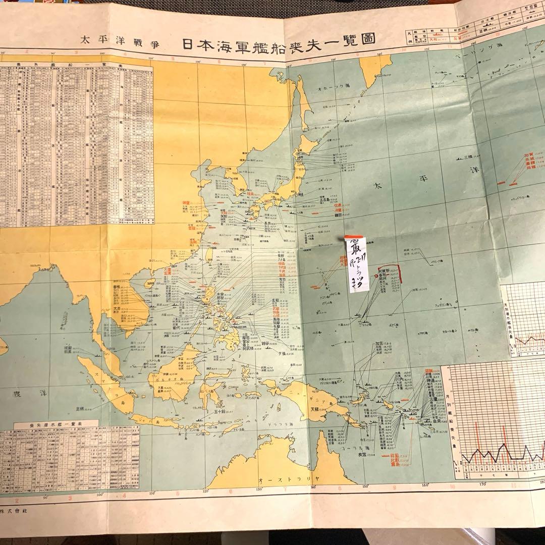 【初版】太平洋戦争　日本海軍艦船　喪失一覧図