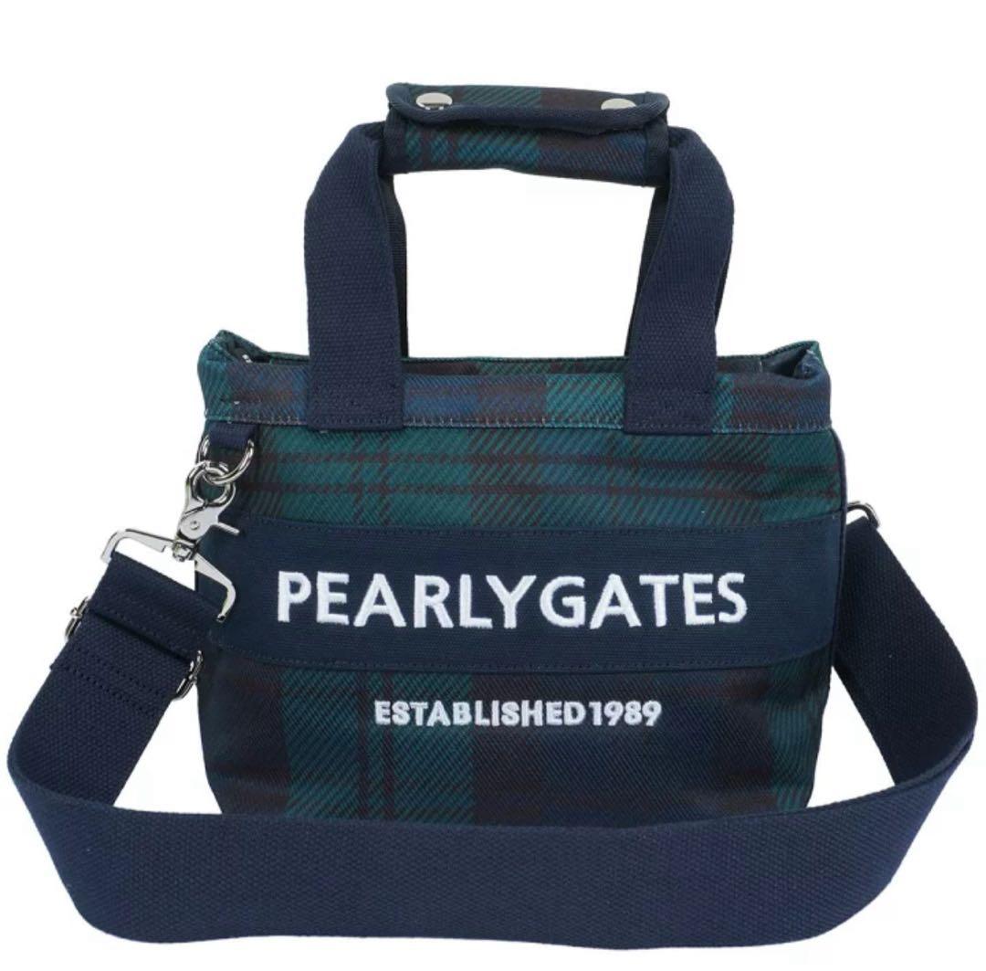 パーリーゲイツ　PEARLY GATES　ブラックウォッチカートバッグ