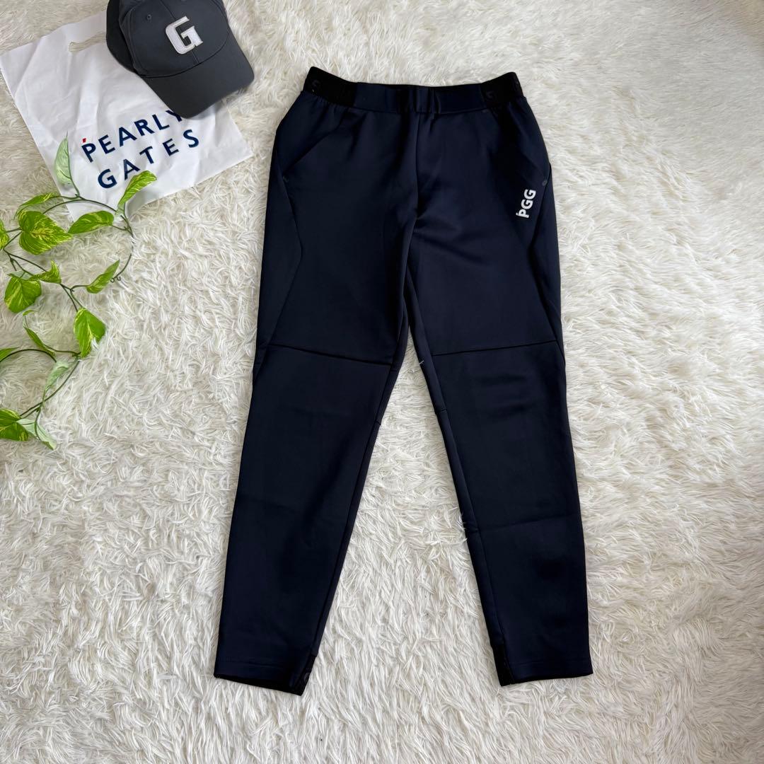 【パーリーゲイツ】極美品 セットアップ ネイビー 5サイズ pgg メンズ