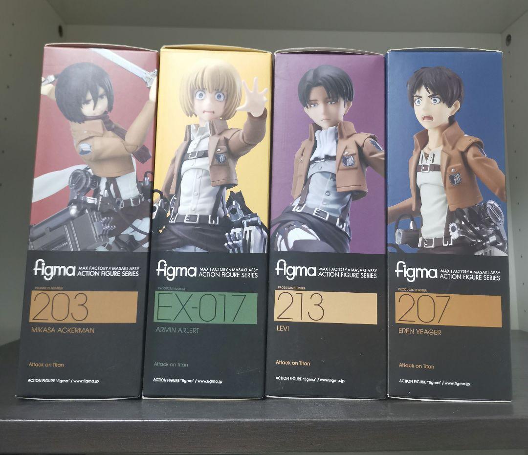 figma 進撃の巨人 フィギュア4体セット