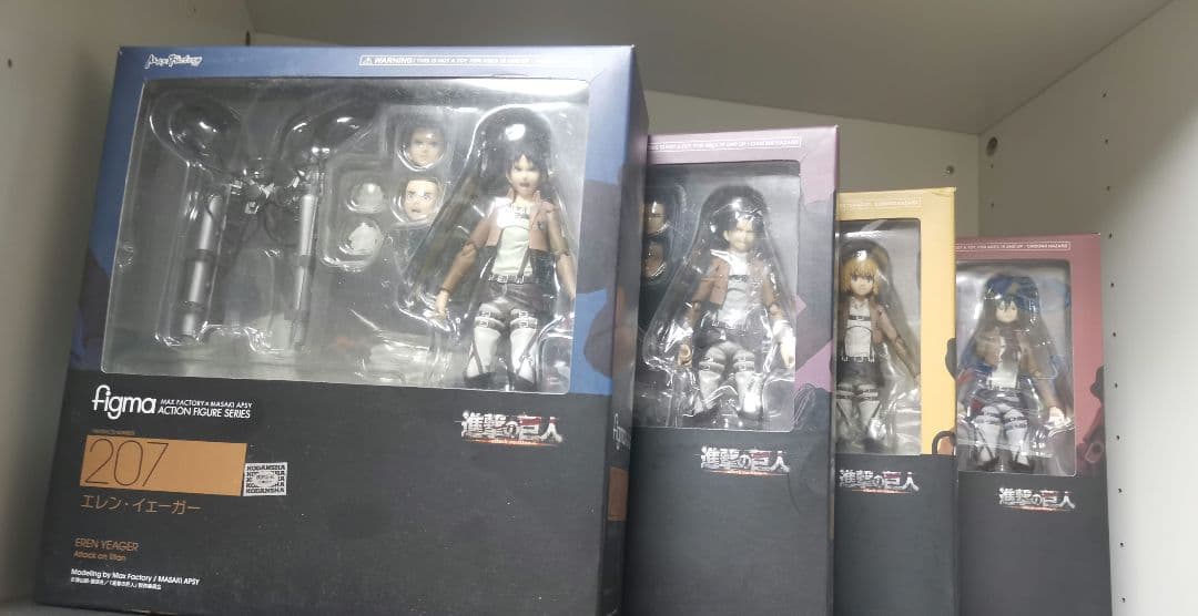 figma 進撃の巨人 フィギュア4体セット