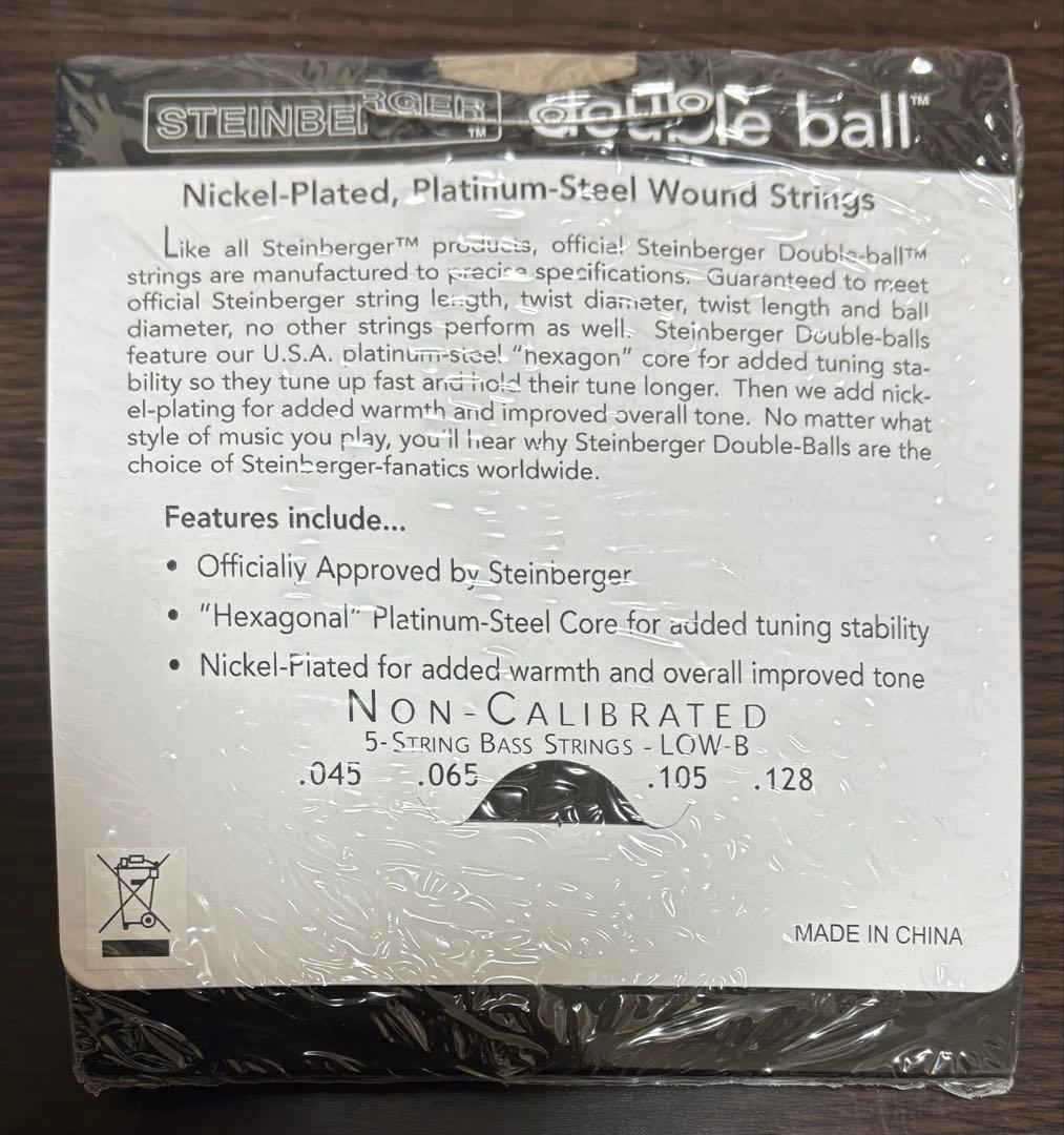 【美品】新品弦・ケース付★Steinberger Spirit XT-25 5弦