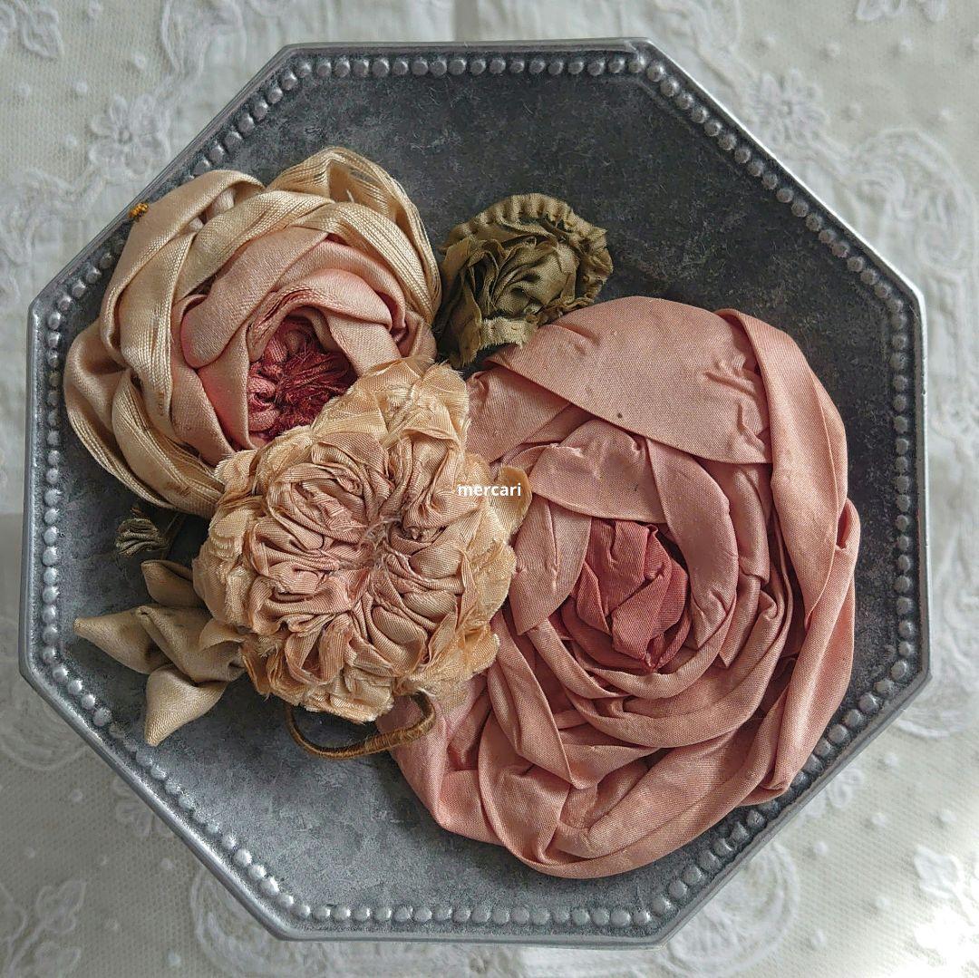 フランス製アンティーク　大きなロココモチーフ　2種セット