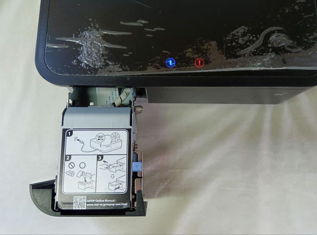 サーマルプリンター付きキャッシュドロア　Airレジ対応　スター精密　（3）