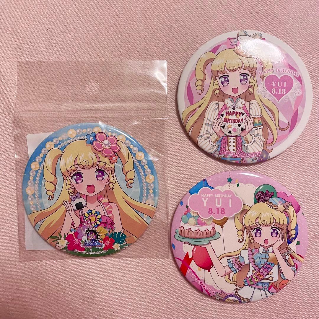 プリパラ 夢川ゆい 缶バッジ