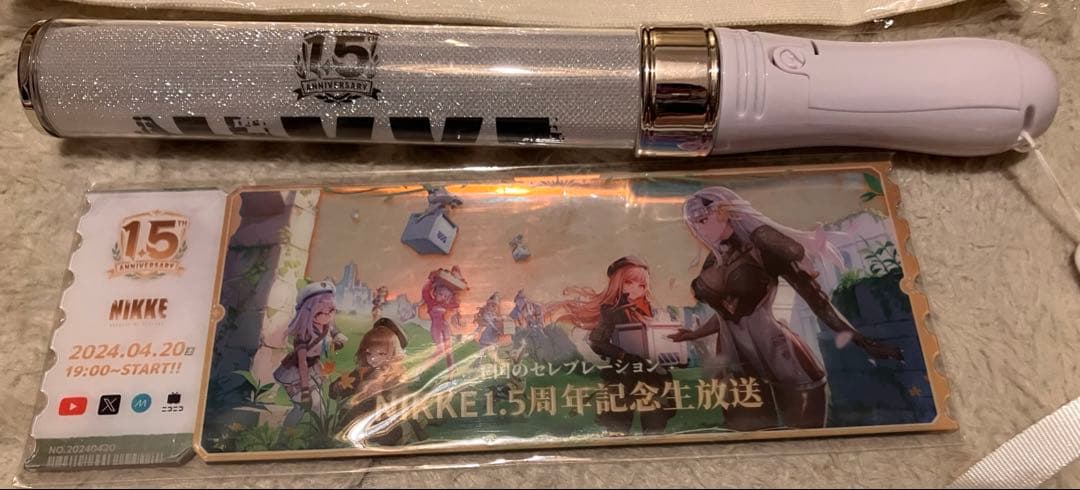 NIKKE 1.5周年　生放送 記念 アクリルチケット