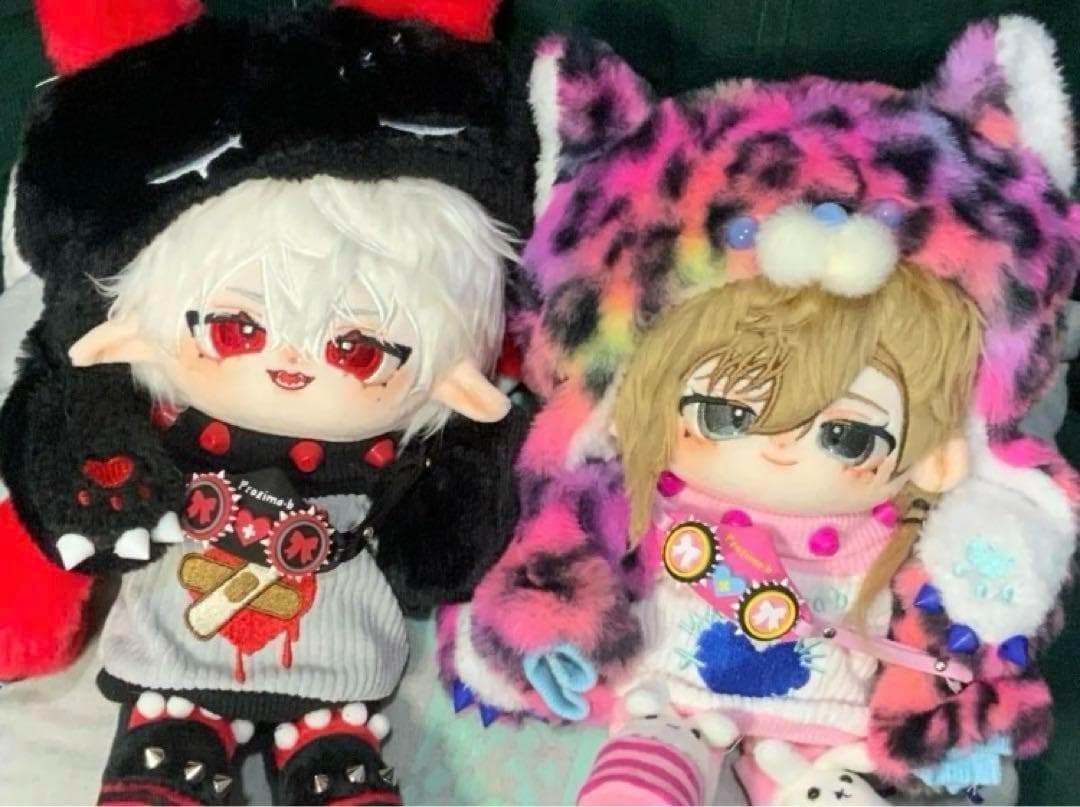 【お顔厳選 骨あり】激レア 着せ替え　ぬいぐるみ　20cm にじさんじ　葛葉　叶