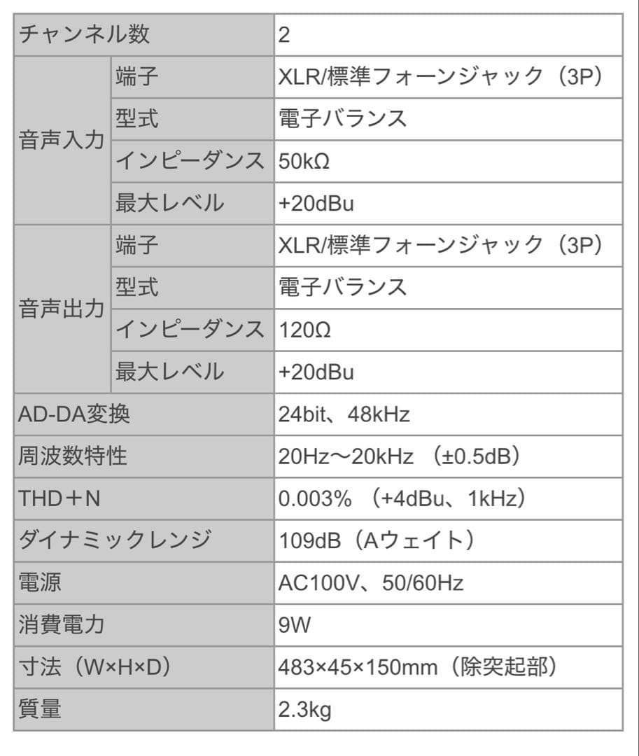 dbx AFS224 ハウリングサプレッサー