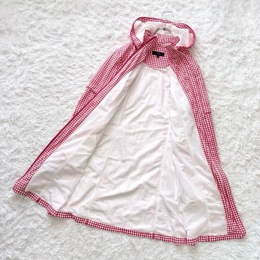 美品✨Callaway キャロウェイ 3WAYレインワンピース 千鳥格子柄 M