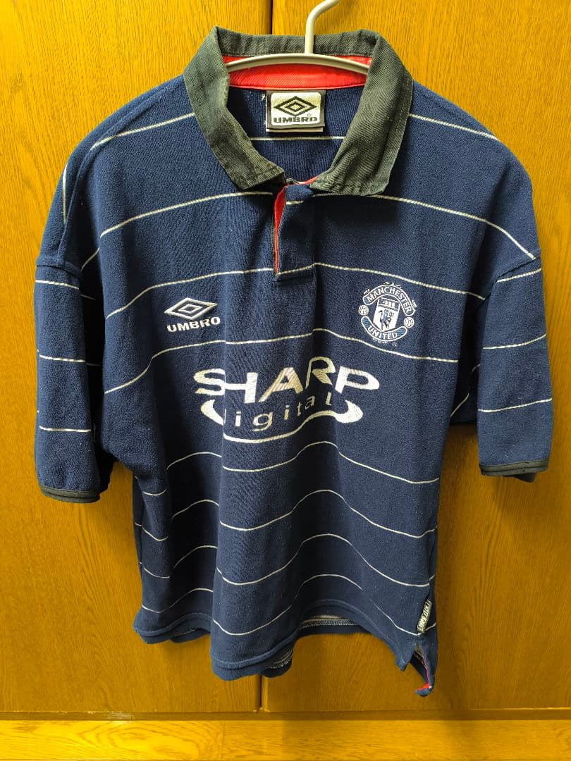 99-00 マンチェスターユナイテッド アウェーシャツ UMBRO 170サイズ