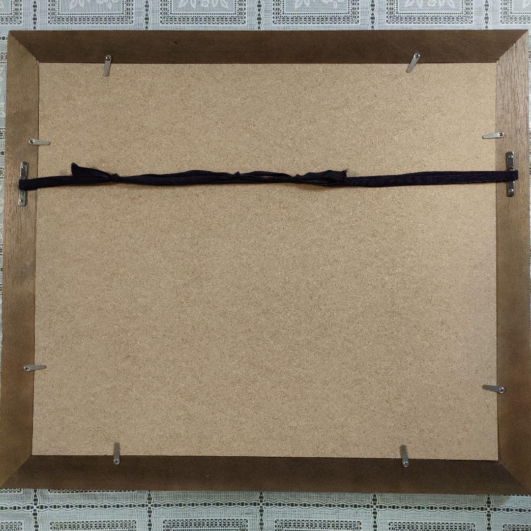 高畠達四郎　リトグラフ『丘上の城』自筆サイン＆落款入り、1980年制作