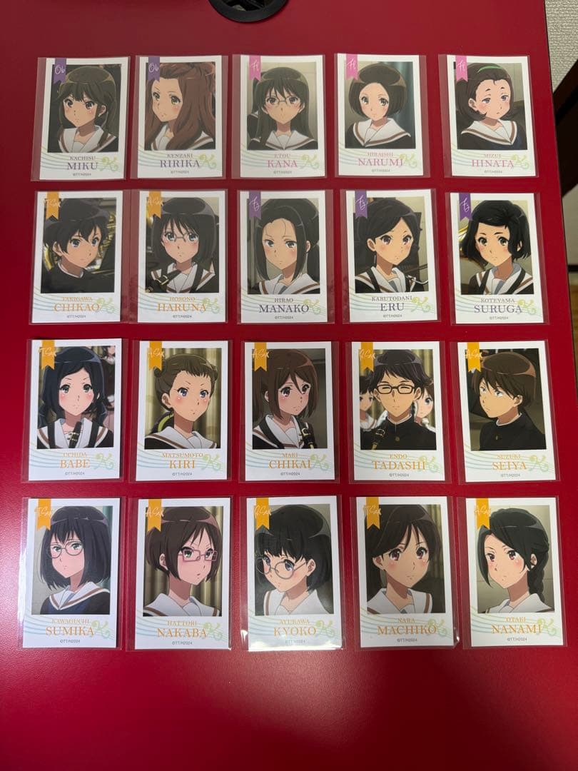 響け！ユーフォニアム　プロマイドコレクション　コンプリート