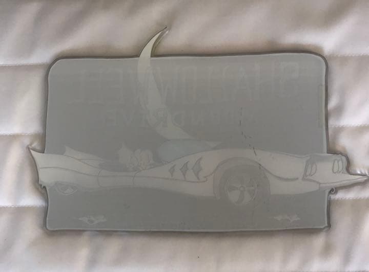 プレート　サイン付き　浅井健一