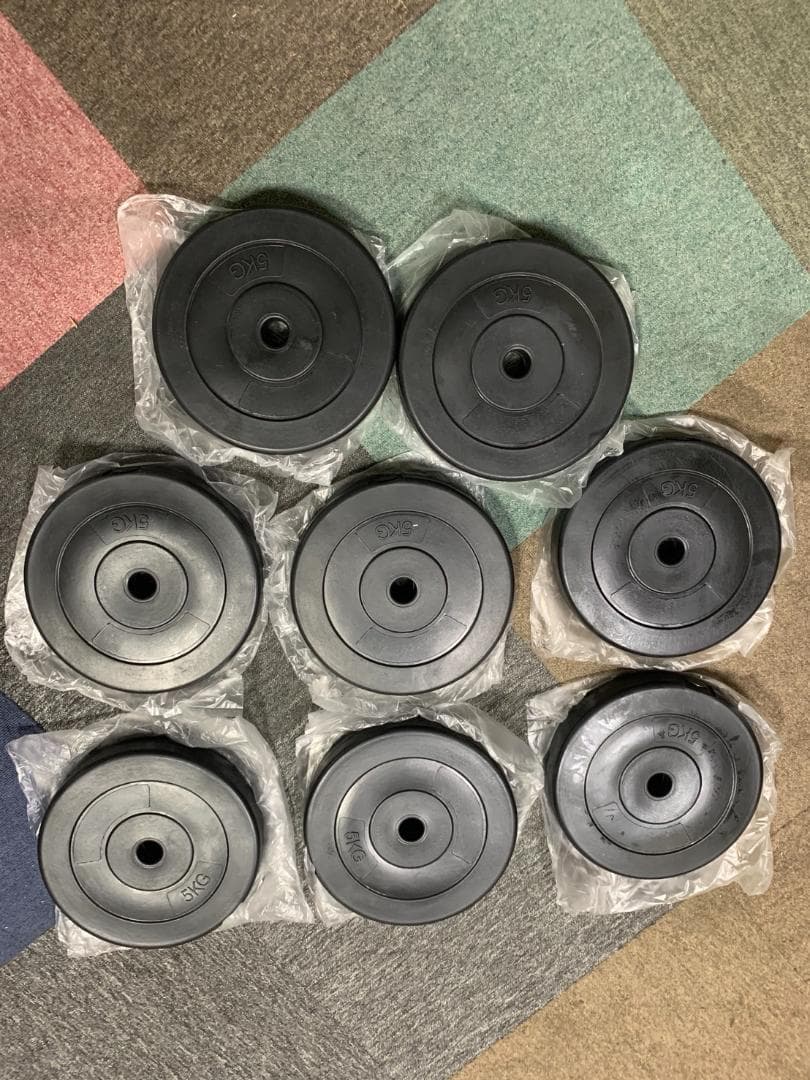 Y☆829 YOUTEN 30kgx2 ダンベルセット YT-DB60S 未使用