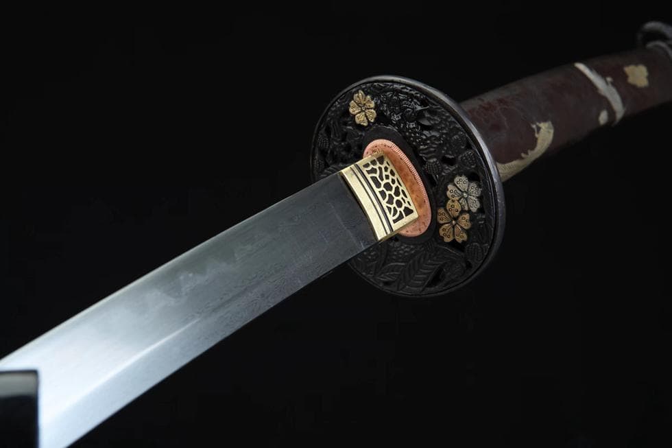 カササギ登梅太刀 日本刀 模造刀 居合刀 武士道 武蔵 鑑賞用 手鍛造打