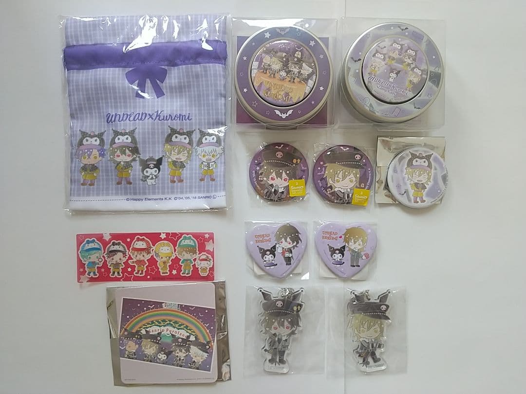 あんスタ サンリオ コラボ 缶バッジ アクキー UNDEAD 流星隊 零 薫