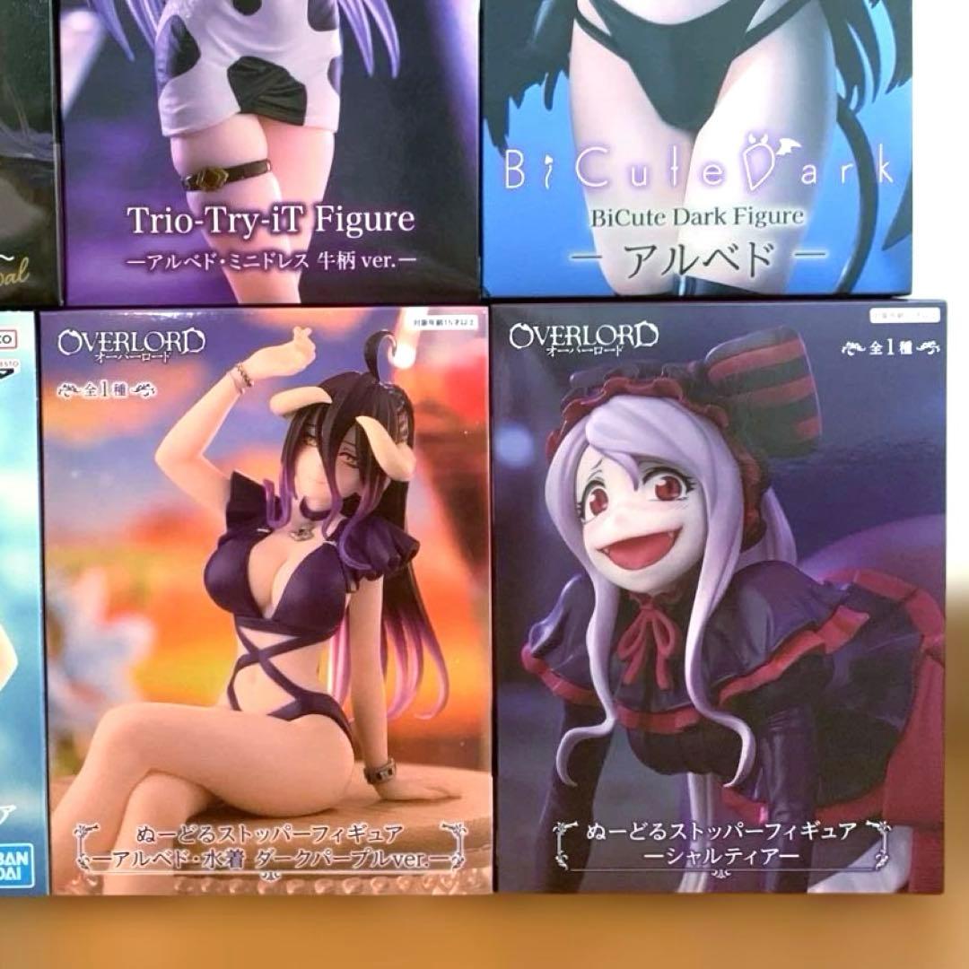 オーバーロード　最新フィギュア　アルベド７種　シャルティア１種　まとめ売り　新品