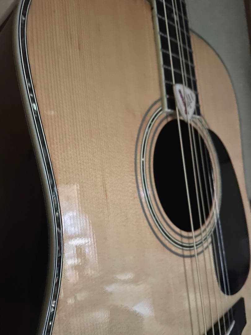 アコースティックギター　モーリスW-40 ピックアップつけました