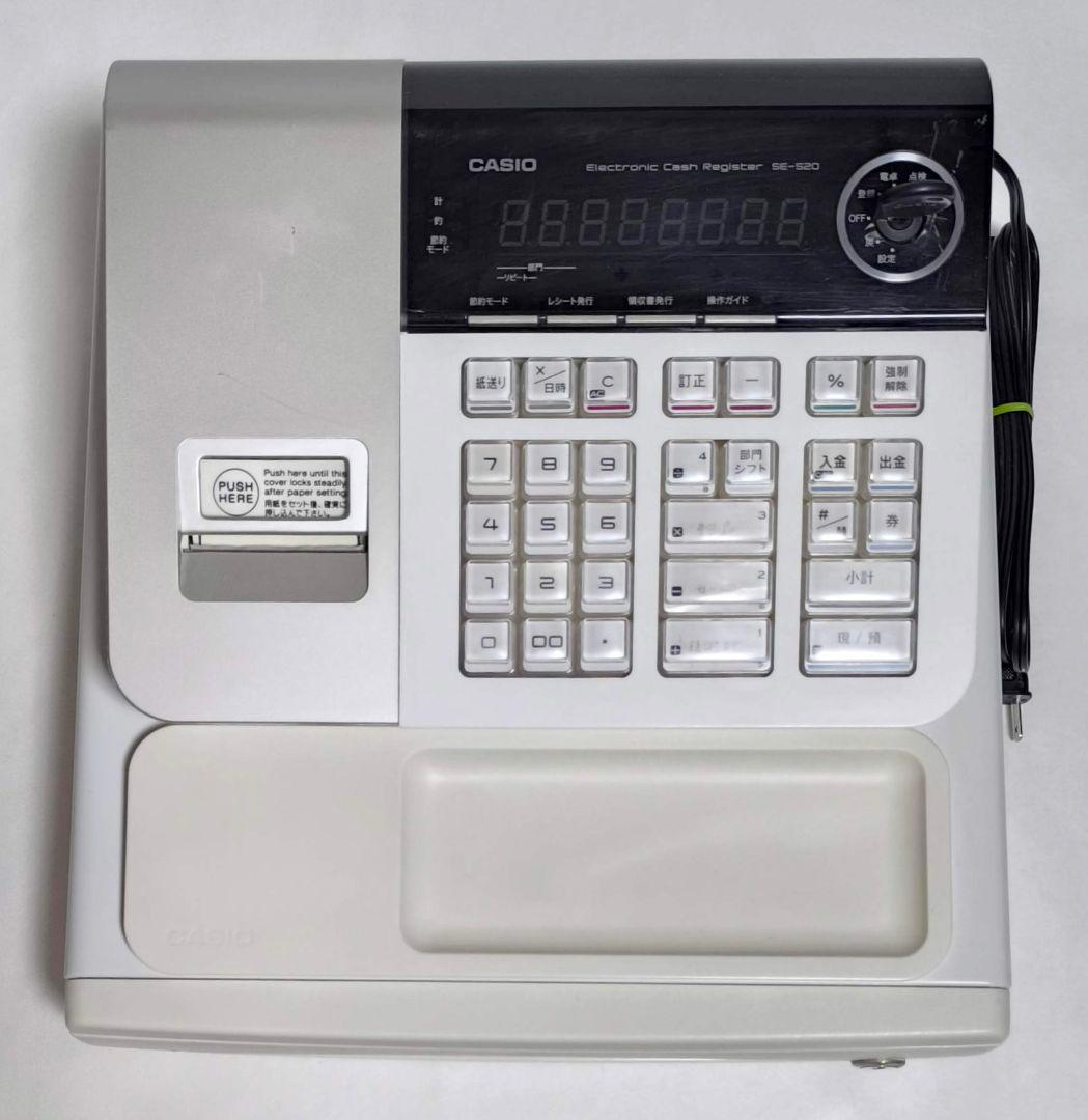 40【送料無料】訳あり格安！CASIO★電子キャッシュレジスター★SE-S20
