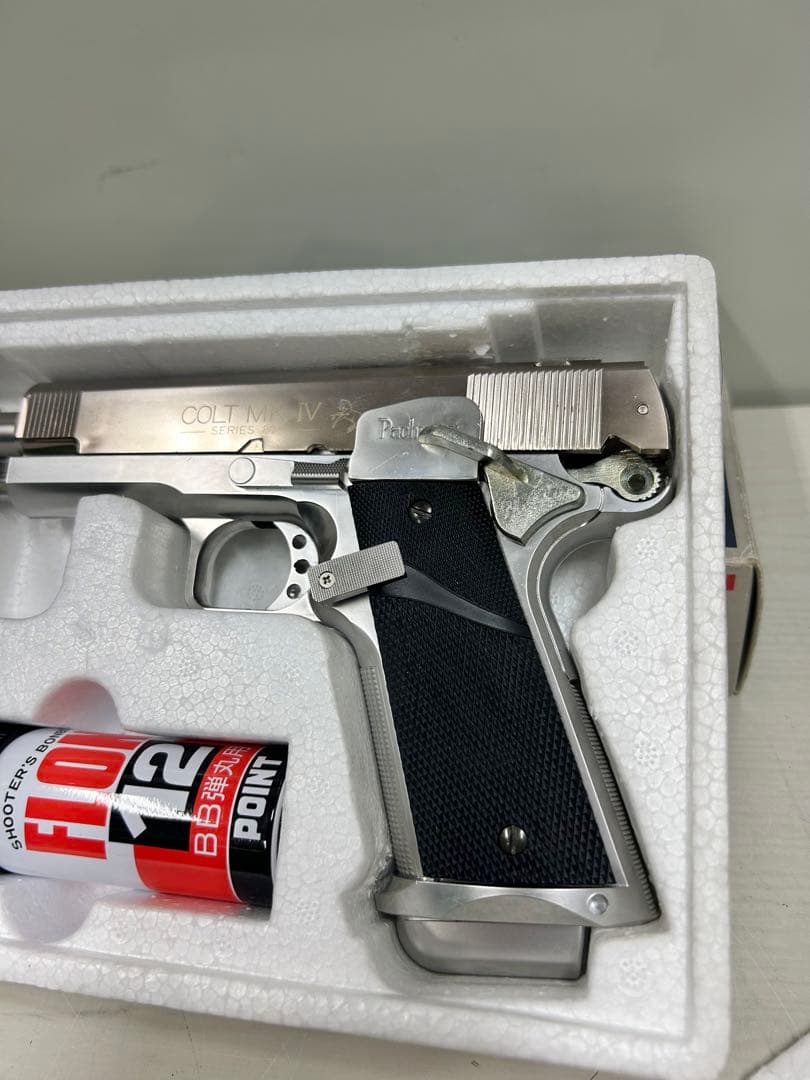 ◇CENTIMETER MASTER◇ガスガン◇シルバー◇センチメーターマスター