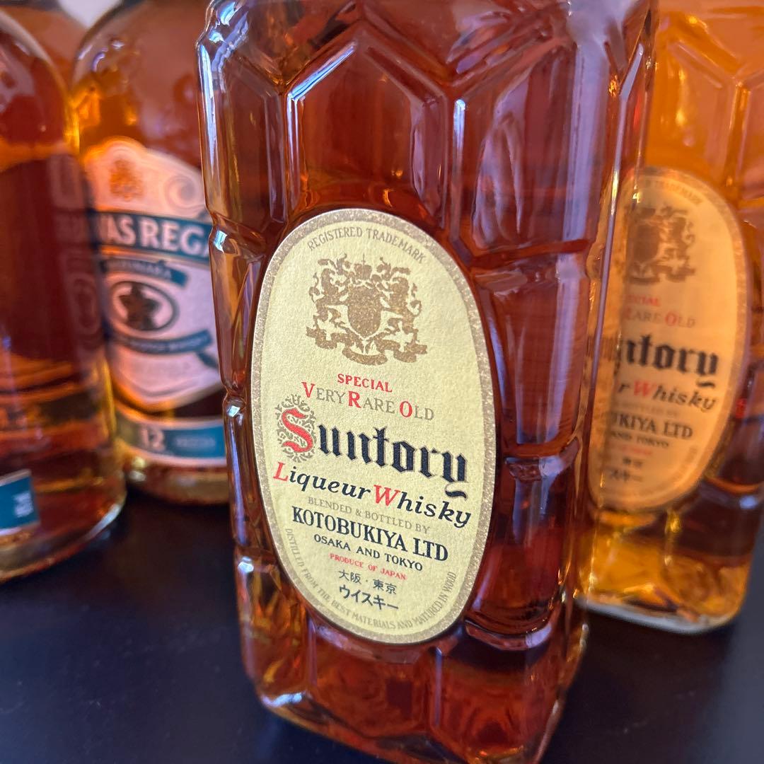 サントリー角復刻版3本とシーバスリーガルミズナラ12年3本の6本セット