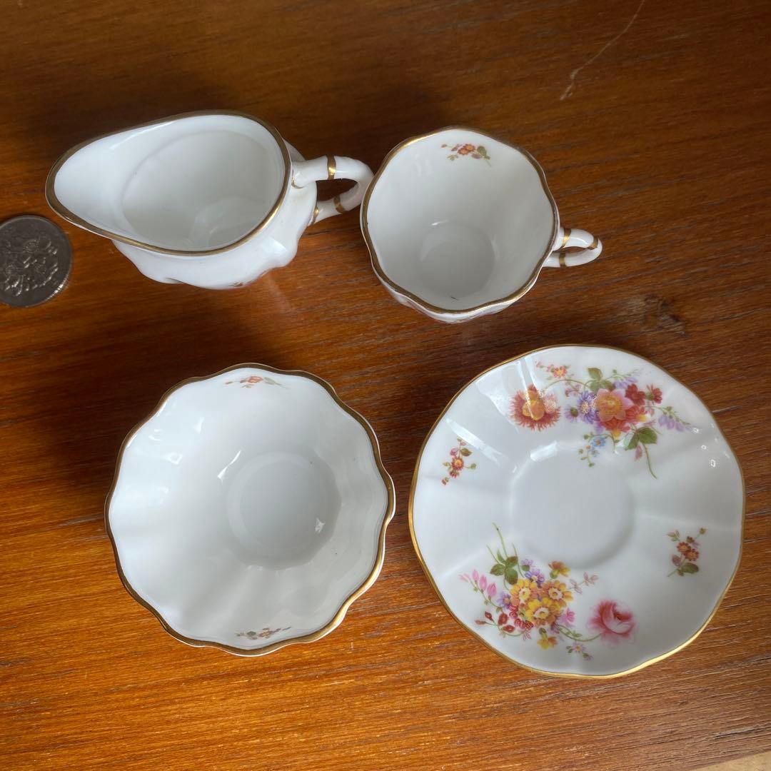 レア　ロイヤルクラウンダービー ポジー　ミニチュア　ティーセット