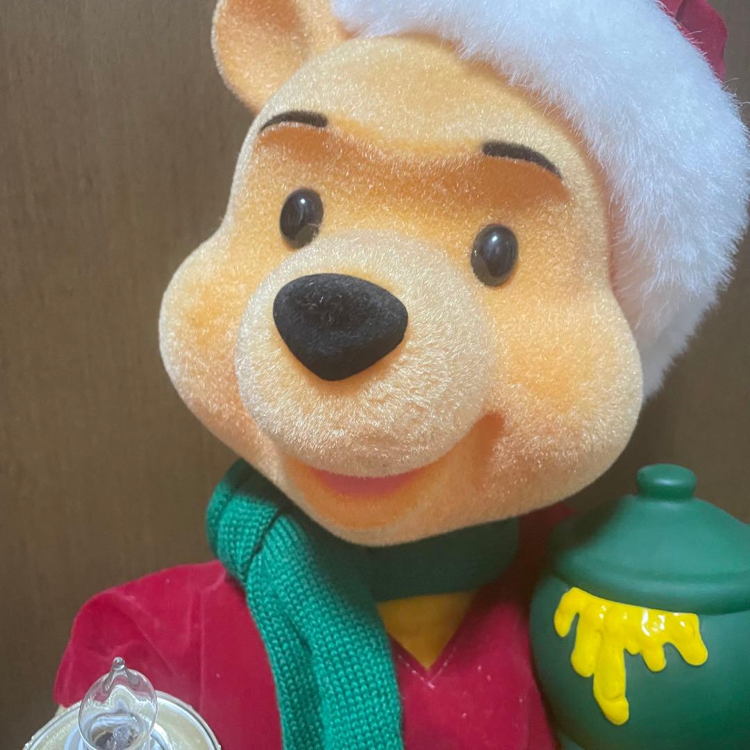 くまのプーさん ダンシング ライト 動作品 サンタ クリスマス ドール プーさん
