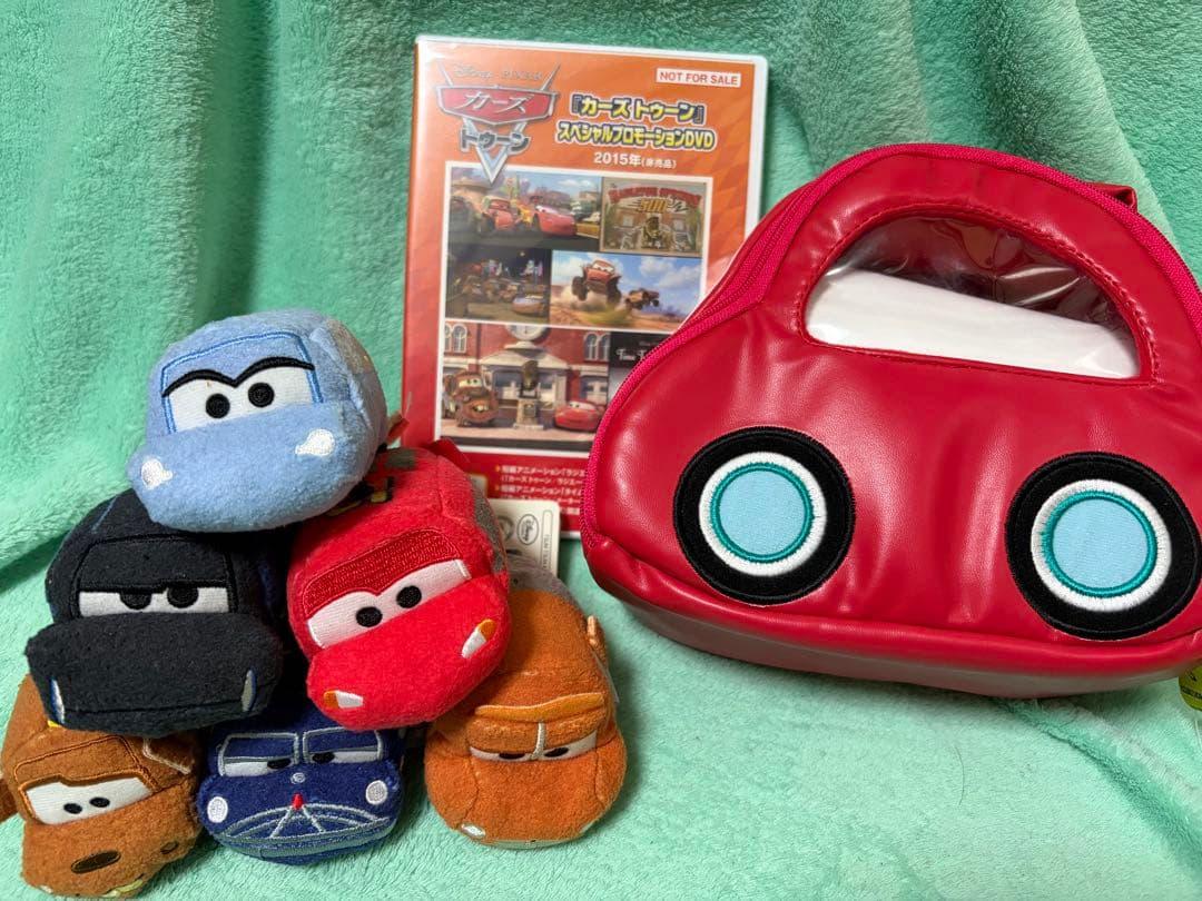 カーズ ぬいぐるみセットとDVD カーズツムツム