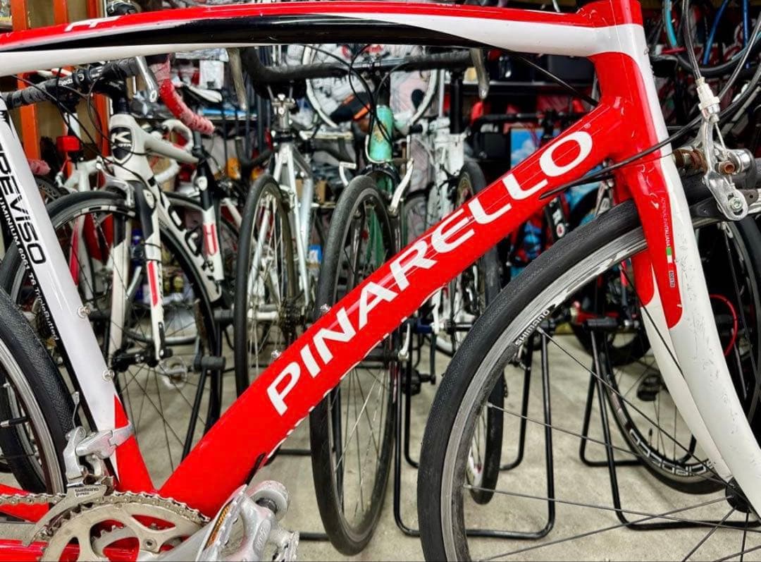 PINARELLO クロスバイク レッド/ホワイト